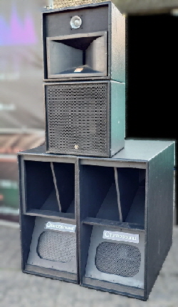 PLRS Sound & Stage Hire TS Small Speaker setup