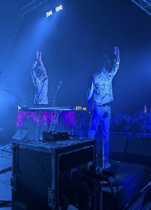 The Hoosiers using our TS6 stage
