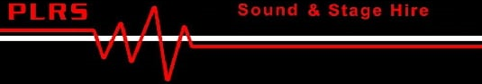 PLRS Sound & Stage Hire Main Black Logo (Copyrighted)